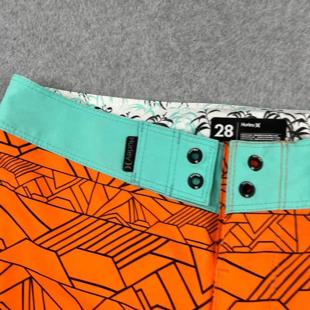 Hurley orange geometric